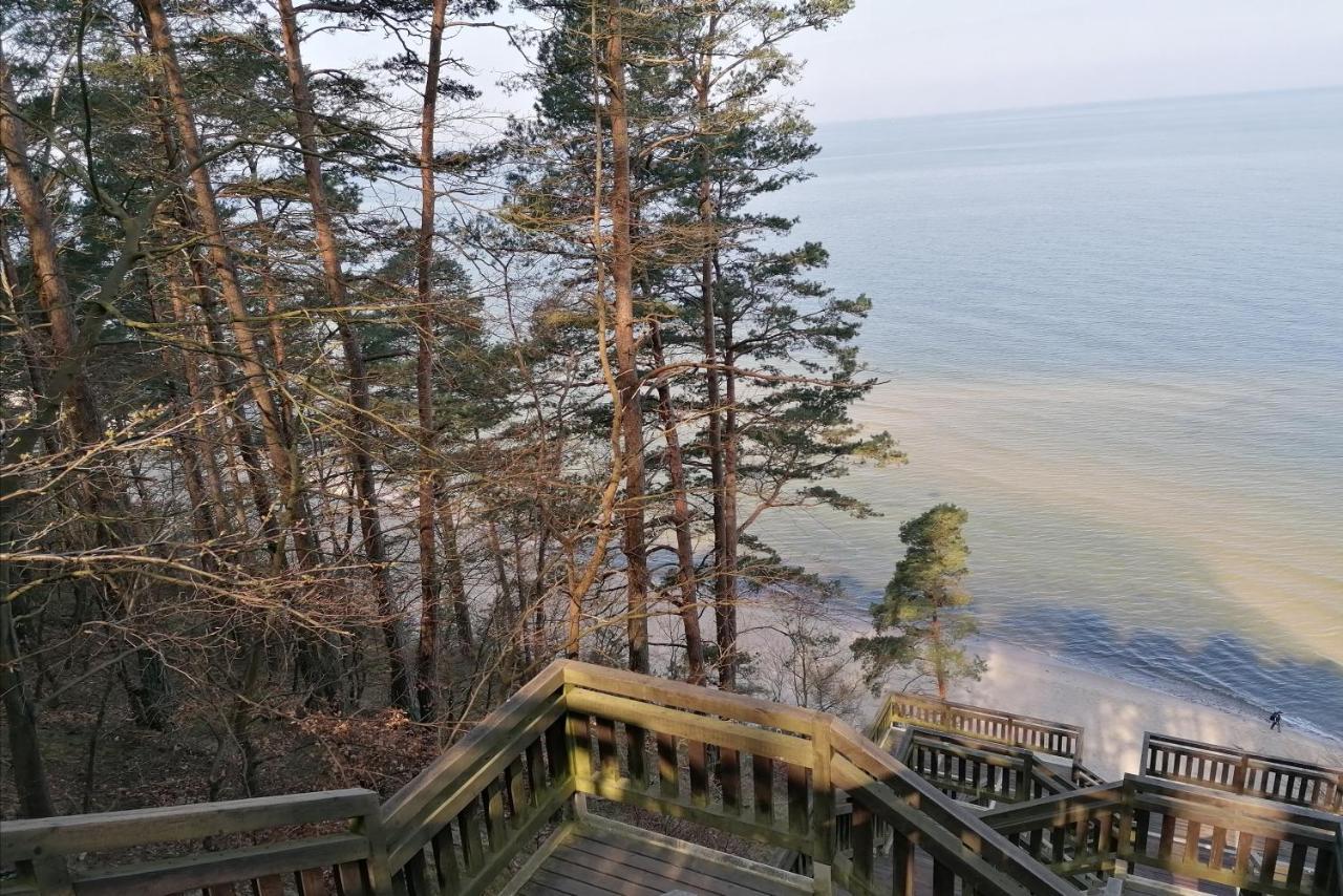Strandidylle Apartment Mit Meerblick Und Kamin Miedzyzdroje Bagian luar foto