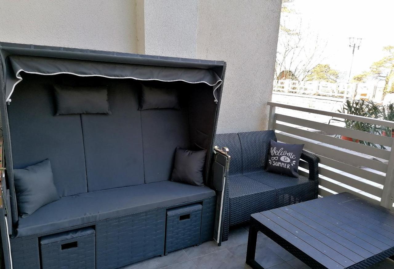 Strandidylle Apartment Mit Meerblick Und Kamin Miedzyzdroje Bagian luar foto