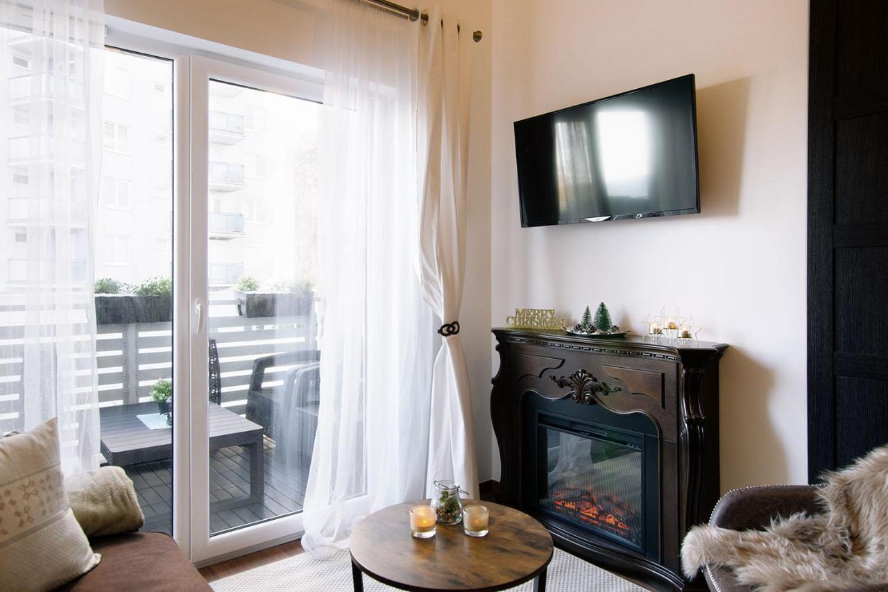 Strandidylle Apartment Mit Meerblick Und Kamin Miedzyzdroje Bagian luar foto