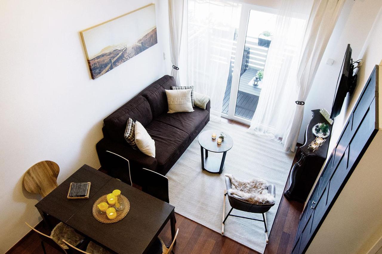 Strandidylle Apartment Mit Meerblick Und Kamin Miedzyzdroje Bagian luar foto